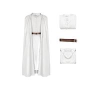 Lixinya Robe cape d'anime avec capuche, robe de magicien, tunique longue, haut et ceinture, ensemble costume de cosplay pour homme