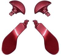LiXiongBao 4PCS Paddle Arrière en Métal pour PS5 DualSense Edge Controller, Pièces interchangeables pour PS5 DualSense Edge Wireless Controller (Rouge)