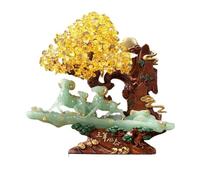 LIXIONGQUANLAL Crystal Tree, Décoration en Cristal - Bonsaï Arbre à Argent Feng Shui, Arbre Artificiel for la décoration intérieure et l'entrée,Reiki(Blue,S)