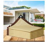 LixLan Filet D'ombrage de Jardin 90% Toile De Protection Solaire Toile Ombrage Respirant Résistant aux UV Filet Voiles d'ombrage 2x3m 4x5m 6x8m 7x8m 8x13m 9x10m 10x10m 11x11m,Beige, 4x6m/13x19.6ft
