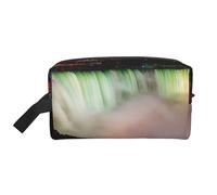 LIXLZH Niagara Falls Trousse de toilette de voyage pour accessoires de maquillage, sac de rangement, blanc, taille unique, Blanc, One Size