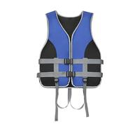 LIXQQS Gilet de Sauvetage Adulte Enfant: Aide à la Flottabilité 150N avec Sifflet et Sangles Kayak Paddle Bateau Sports Nautiques(Blue2,L)