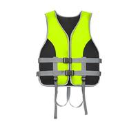 LIXQQS Gilet de Sauvetage Adulte Enfant: Aide à la Flottabilité 150N avec Sifflet et Sangles Kayak Paddle Bateau Sports Nautiques(Green2,M)