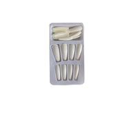 LIXSAZSE 1 ensemble couleur rue ongles bandes long cercueil faux fichiers paillettes bâton couverture complète Art décalcomanies beauté outil décorations , Type 1