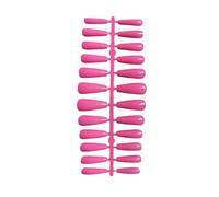 LIXSAZSE 1 ensemble de bandes d'ongles de rue couleur conception cercueil onglets adhésifs colorés couverture complète ballerine Style Art décalcomanies décorations , rose vif