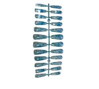 LIXSAZSE 1 ensemble de bandes d'ongles de rue couleur paillettes marbrées onglets adhésifs couverture complète Art décalcomanies Salon bricolage manucure décorations , mzy-d05