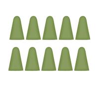 LIXSAZSE 10 pièces Capuchons de Plume Anti-dérapant Professionnel résistant pour aux Rayures Silicone écran Tactile Stylo Pointe étui Couverture Haute sensibilité, Vert Matcha