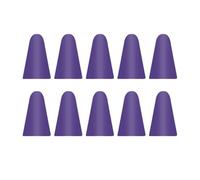 LIXSAZSE 10 pièces Capuchons de Plume en Silicone capacité résistante à l'usure Pointe de Stylo Couverture de boîtier Grande résistance Manchon de Plume Installation Facile, Violet