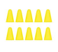 LIXSAZSE 10 pièces Capuchons de Plume en Silicone capacité résistante à l'usure Pointe de Stylo Couverture de boîtier Grande résistance Manchon de Plume Installation Facile, Jaune