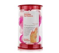 LIXSAZSE 10 Pièces Clips de Dissolvant de Vernis à Ongles en Plastique Portable Professionnel Réutilisable Lavable Intérieur Salon Soak Off Caps