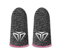 LIXSAZSE 10 pièces jeu de téléphone portable manches du bout des doigts sensibles anti-transpiration gants anti-dérapants Anti-empreintes digitales couvertures en Fiber Pour ultra-mince, Rose Type 1