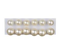 LIXSAZSE 12 paires femmes rondes simulées perle oreille goujon Piercing boucles d'oreilles goujons mode bijoux cadeau décoration fournitures