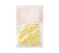 LIXSAZSE 1440 pièces demi-cercle verre cristal ensemble gemme brillant personnalisé Nail Art strass téléphone portable robe de mariée, Jaune