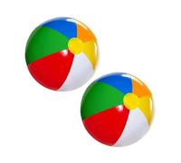 LIXSAZSE 2 pack/lot ballon de plage mer-ballon gonflable préféré des enfants pour la plage et la piscine fête ballons en PVC bébé fête fournitures
