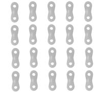 LIXSAZSE 20 Pièces Boucles de Fixation Paracord Boucle Ajusteur de Corde Traction Durable Accessoires Camping Montagne en Plein Air pour la Fixation Tente