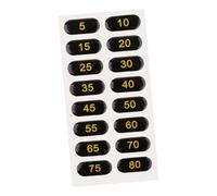 LIXSAZSE Accessoire pour équipement de fitness, étiquette d'identification des poids idéale pour le suivi des charges d'entraînement, adaptée à différents besoins.