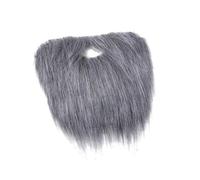 LIXSAZSE Accessoires de Costume de Barbe de Père Noël drôles Moustaches élastiques Adolescents Adultes Enfants fêtes et activités de Vacances Fausse Barbe Accessoires de, Gris, 13 x 20 cm