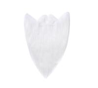 LIXSAZSE Accessoires de Costume de Barbe de Père Noël drôles Moustaches élastiques Adolescents Adultes Enfants fêtes et activités de Vacances Fausse Barbe Accessoires de, Blanc, 13 x 20 cm