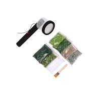 LIXSAZSE Accessoires pour modélisme, Loisirs créatifs et projets de Bricolage : kit d'accessoires Indispensable, applicateur de Gazon Statique, adapté à pour Tous Types paysages, Machine à Flocage