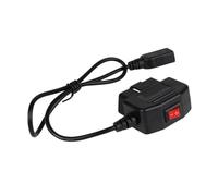 LIXSAZSE Adaptateur de Source d'alimentation de caméra tableau bord voiture réduction tension DVR OBD commutateur câble charge remplacement d'enregistreur vidéo électrique