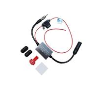 LIXSAZSE Amplificateur de Signal Universel Anti-interférences pour Voiture, Bateau et Bateau. Tension d'entrée : 12-24 V. Boîtier métallique pour Une Meilleure réception du Signal.