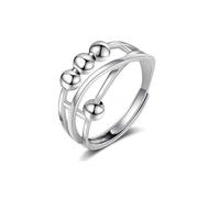 LIXSAZSE Anneau Ouverture Réglable À La Mode Anneaux Décor Cercles Placage Unisexe Adultes Bijoux pour Rencontres Fête Main Décorations, Tapez 3