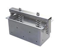 LIXSAZSE Appareil à sandwichs, presse-jambon et cuiseur à viande : performances et efficacité appréciables au quotidien pour de nombreux chefs. Casserole, Argent, 2 kg