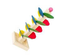 LIXSAZSE Arbre Jouet marbre Balle Course Piste Jeu Divertissement Longue durée Multicolore intéressant Manuel capacité Artisanat