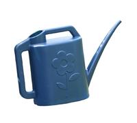 LIXSAZSE Arrosoir léger de 4 L pour Plantes d'intérieur et de Jardin, avec Bec verseur Long et Respirant, Finition givrée Anti-éclaboussures, Bleu Profond, 19.5 x 25 cm