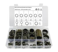 LIXSAZSE Assortiment de rondelles d'étanchéité M6 M8 M10 M14, Joints toriques en Caoutchouc, Jeu de rondelles d'étanchéité fiables Contre Les fuites, pour Tous Les Joints à Bande élastique