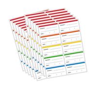 LIXSAZSE Autocollants pelables Pratiques pour Le Stockage des Aliments. Étiquettes de réfrigérateur pour Une Identification Les Autocollants d'étiquettes Alimentaires sont fabriqués en Papier