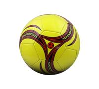 LIXSAZSE Ballon de Football Durable pour Un Travail d'équipe compétitif Construction supérieure en PVC Ballons de Football Amusants Robustesse l'entraînement, Jaune avancé, N ° 5