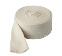 LIXSAZSE Bandages élastiques faciles à pratiquer pour un soutien et fiable, pansement tubulaire en coton extensible, rouleau de pansement, élastiqué, 5 cm x 10 m