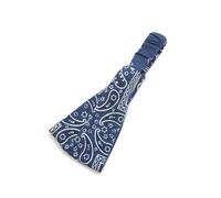 LIXSAZSE Bandeaux mode imprimé anti-dérapant accessoires de cheveux polyvalents bandeaux réglables Bandage foulard en cours d'exécution, bleu profond