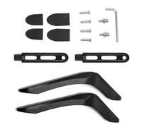 LIXSAZSE Base TV en Acier pour Grands écrans, Installation Facile avec Plusieurs Trous, Support d'écran, Base en Alliage d'aluminium pour LCD Universel