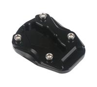 LIXSAZSE Béquille latérale de moto avec repose-pied élargi offrant une stabilité accrue. Fabriquée en alliage d'aluminium, cette béquille latérale élargie sert également