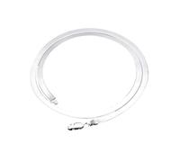 LIXSAZSE Bijoux de Couple en argent Sterling pour hommes et femmes, riches en Texture et en lustre, accessoires de bijoux à la mode en cuivre, 50cm