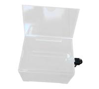 LIXSAZSE Boîte à dons en acrylique transparent verrouillable, idéale pour les entreprises. Permet de visualiser et de collecter facilement les dons. Urne en