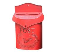 LIXSAZSE Boîte aux lettres murale verrouillable de style européen pour décoration d'intérieur