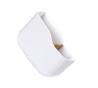 LIXSAZSE Boîte de Rangement pour télécommande en en Bois - Élégante et Pratique, sans Danger pour Le Mur Les Meubles, Support Plastique pour téléphone