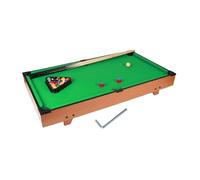 LIXSAZSE Boules colorées, Boule Blanche, Craie, Jeu de Billard Compact pour Enfants et Adultes, Mini Table de Billard, Jeu de d'intérieur créatif et