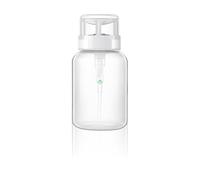 LIXSAZSE Bouteille distributrice de pompe pour Nail Art de 200ML, récipient dissolvant en plastique avec couvercle, fournitures maquillage pour le nettoyage des accessoires pour femmes