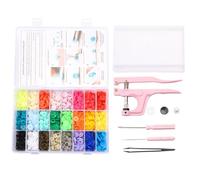 LIXSAZSE Boutons-pression en résine, kit de fixation DIY, poinçon, accessoires pour la couture, la confection de vêtements et d'articles de loisirs créatifs, pinces à