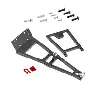 LIXSAZSE Bras de Grue de remorquage à Double Stent optimisé pour Camion RC à chenilles l'échelle 1/10. Fonction améliorée, Noir