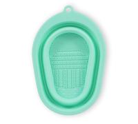 LIXSAZSE Brosse de maquillage tapis de nettoyage réutilisable pliable tampon lavage Portable éponge épurateur maison voyage quotidien femmes cadeaux
