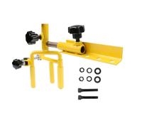 LIXSAZSE Cadre d'étau Pratique pour Un réglage et Un accordage faciles des arcs à poulies. Construction entièrement en Acier avec revêtement en Poudre cuit au Four. Cadre réglable.