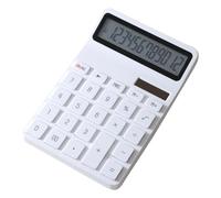 LIXSAZSE Calculatrice électronique Polyvalente pour Les Besoins de calcul Scientifique, Calculatrice Scientifique ABS précise, Blanc