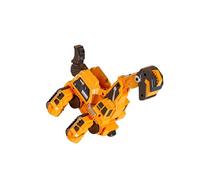 LIXSAZSE Camions de Chantier Dinosaures à Transformation Automatique : Une expérience de Collision et de Transformation innovante Qui Captive Les Enfants !, Brachiosaure Jaune