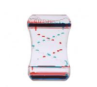 LIXSAZSE Captivez l'attention des enfants avec ce jeu sensoriel à mouvement liquide. Minuteur visuel inclus. Minuteur visuel dynamique pour enfants. Sablier à bulles liquides, tapez+2