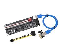 LIXSAZSE Carte d'extension PCI-E 1x à 6X USB 3.0 Mini Module d'ordinateur câble Adaptateur électronique Accessoires de lumière LED, Tapez 4